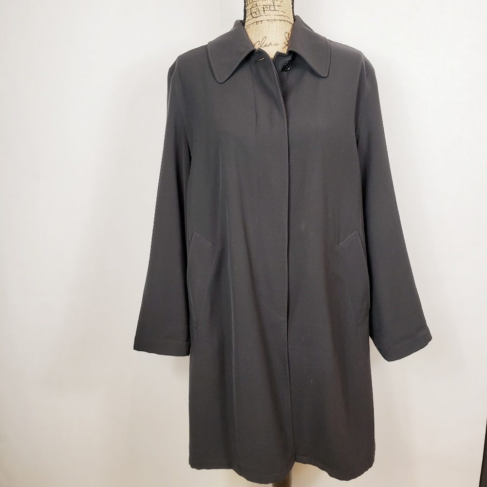 Allegri black trench coat